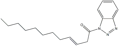 1-(3-Dodecenoyl)-1H-benzotriazole 구조식 이미지