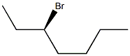 [R,(-)]-3-Bromoheptane Structure