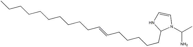 1-(1-Aminoethyl)-2-(6-heptadecenyl)-4-imidazoline 구조식 이미지