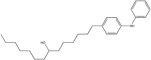 4-(7-Hydroxytetradecyl)phenylphenylamine Structure