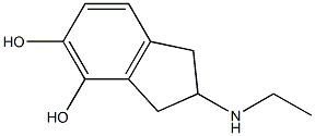 2-(Ethylamino)indane-4,5-diol Structure