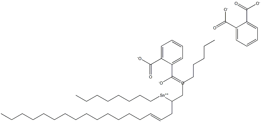 Bis[phthalic acid 1-(2-heptadecenyl)]dioctyltin(IV) salt 구조식 이미지