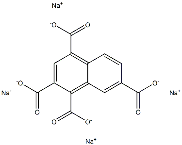 1,2,4,7-Naphthalenetetracarboxylic acid tetrasodium salt Structure