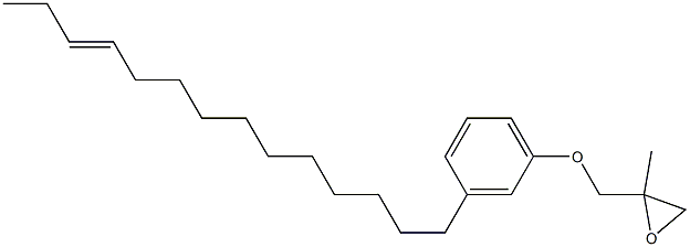 3-(11-Tetradecenyl)phenyl 2-methylglycidyl ether 구조식 이미지