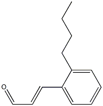 2-Butylcinnamaldehyde Structure