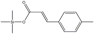 p-Methylcinnamic acid trimethylsilyl ester 구조식 이미지