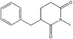 3-(Benzyl)-1-methylpiperidine-2,6-dione 구조식 이미지