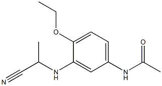 3'-(1-Cyanoethylamino)-4'-ethoxyacetanilide Structure