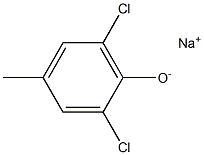 Sodium 2,6-dichloro-4-methylphenolate Structure