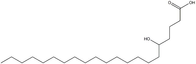 5-Hydroxyhenicosanoic acid Structure