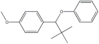 4-Methoxy-1-(1-phenoxy-2,2-dimethylpropyl)benzene 구조식 이미지