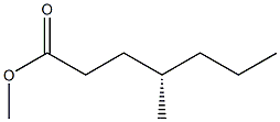 [S,(+)]-4-Methylheptanoic acid methyl ester 구조식 이미지