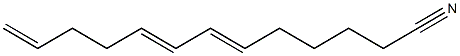 6,8,12-Tridecatrienenitrile Structure