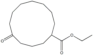 5-Oxocyclododecanecarboxylic acid ethyl ester 구조식 이미지