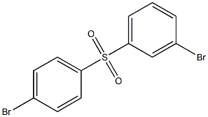 3-Bromophenyl 4-bromophenyl sulfone Structure