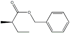 [R,(-)]-2-Methylbutyric acid benzyl ester 구조식 이미지