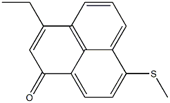 3-Ethyl-7-methylthio-1H-phenalen-1-one 구조식 이미지