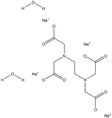 Sodium dihydrogenethylenediaminetetraacetate dihydrate 구조식 이미지