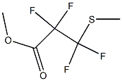 2,2,3,3-Tetrafluoro-3-(methylthio)propionic acid methyl ester Structure