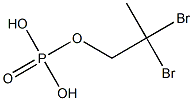 Phosphoric acid dihydrogen (2,2-dibromopropyl) ester 구조식 이미지
