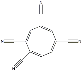 Cyclooctatetraene-1,3,5,8-tetracarbonitrile 구조식 이미지