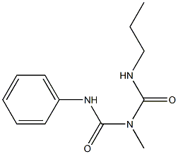 1-(Phenyl)-3-methyl-5-propylbiuret 구조식 이미지