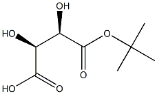 meso-Tartaric acid hydrogen 1-tert-butyl ester 구조식 이미지