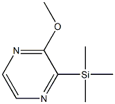 2-Methoxy-3-(trimethylsilyl)pyrazine Structure