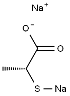 [R,(+)]-2-(Sodiothio)propionic acid sodium salt Structure