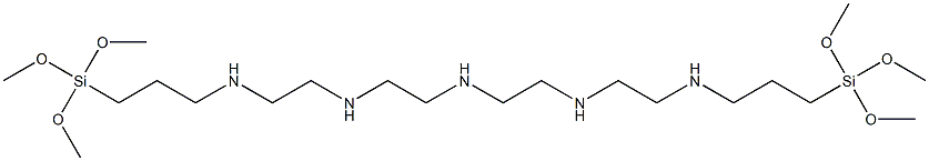 N-(10,10-Dimethoxy-11-oxa-3,6-diaza-10-siladodecan-1-yl)-N'-[2-[[3-(trimethoxysilyl)propyl]amino]ethyl]-1,2-ethanediamine Structure