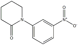 1-(3-Nitrophenyl)-2-piperidone 구조식 이미지