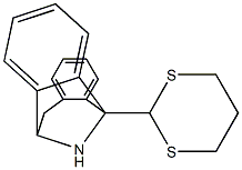 5-(1,3-Dithian-2-yl)-10,11-dihydro-5H-dibenzo[a,d]cyclohepten-5,10-imine Structure