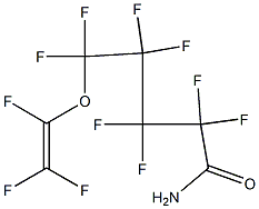 2,2,3,3,4,4,5,5-Octafluoro-5-(1,2,2-trifluorovinyloxy)valeramide Structure