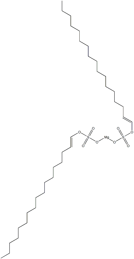 Bis[(1-heptadecenyl)oxysulfonyloxy]magnesium Structure