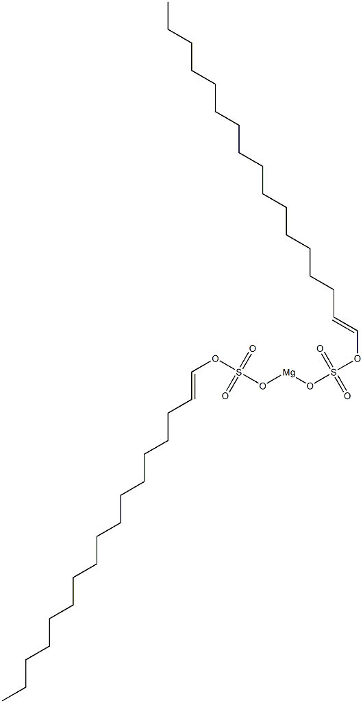 Bis[(1-heptadecenyl)oxysulfonyloxy]magnesium 구조식 이미지