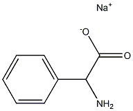 2-Phenyl-2-aminoacetic acid sodium salt Structure