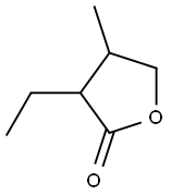 3-Ethyl-4-methyltetrahydrofuran-2-one 구조식 이미지