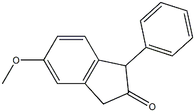 1-Phenyl-5-methoxy-2-indanone Structure