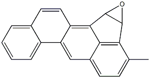 1,2-Epoxy-3-methylcholanthrene 구조식 이미지