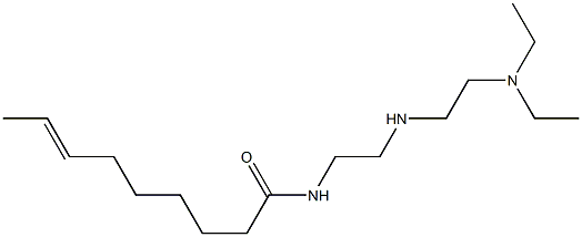 N-[2-[2-(Diethylamino)ethylamino]ethyl]-7-nonenamide 구조식 이미지