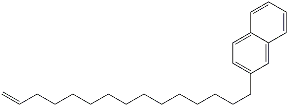 2-(14-Pentadecenyl)naphthalene Structure