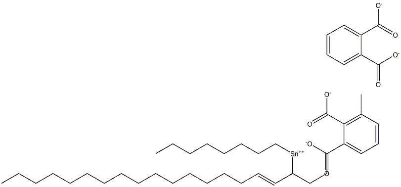 Bis[phthalic acid 1-(1-heptadecenyl)]dioctyltin(IV) salt 구조식 이미지