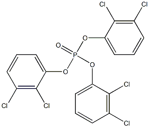 Phosphoric acid tris(2,3-dichlorophenyl) ester 구조식 이미지