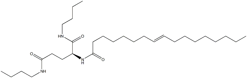 N2-(8-Heptadecenoyl)-N1,N5-dibutylglutaminamide Structure