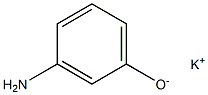 Potassium m-aminophenolate 구조식 이미지