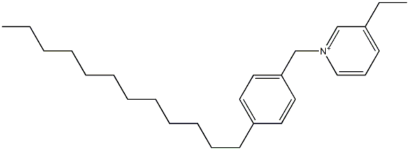 1-(4-Dodecylbenzyl)-3-ethylpyridinium 구조식 이미지