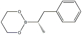 2-[(S)-1-Methyl-2-phenylethyl]-1,3,2-dioxaborinane Structure