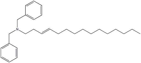 (3-Pentadecenyl)dibenzylamine Structure