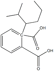 (-)-Phthalic acid hydrogen 1-[(S)-1-isopropylbutyl] ester Structure