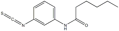 N-(3-Isothiocyanatophenyl)hexanamide Structure